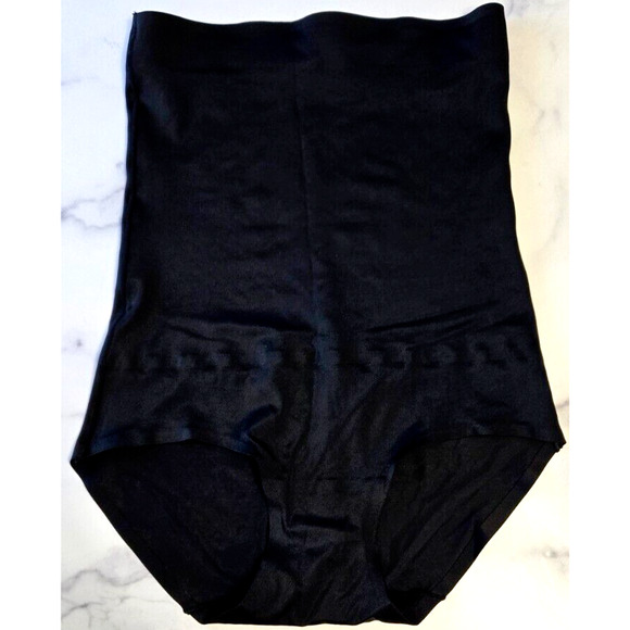 SkinnyGirl Smoothers & Shapers High Waisted Small Black Tummy Control Shapewear - Picture 2 of 7